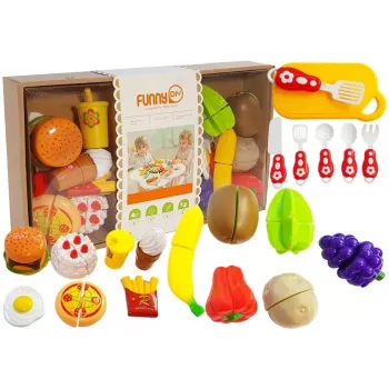 LEAN TOYS Zestaw do krojenia owoców i warzyw