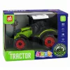 LEAN TOYS Zielony 15 cm Traktor Rolniczy z Napędem Tarcia