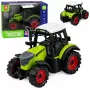 LEAN TOYS Zielony 15 cm Traktor Rolniczy z Napędem Tarcia