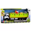 LEAN TOYS Zielona ciężarówka do przewozu żywności 1:55