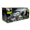 LEAN TOYS Gun Launcher Car 2 w 1 Zdalnie Sterowany Wyrzutnia Piankowych Dysków Biały