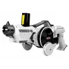 LEAN TOYS Gun Launcher Car 2 w 1 Zdalnie Sterowany Wyrzutnia Piankowych Dysków Biały