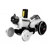 LEAN TOYS Gun Launcher Car 2 w 1 Zdalnie Sterowany Wyrzutnia Piankowych Dysków Biały
