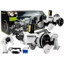 LEAN TOYS Gun Launcher Car 2 w 1 Zdalnie Sterowany Wyrzutnia Piankowych Dysków Biały