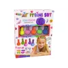 Zestaw do kolorowania włosów LEAN TOYS dla dzieci 5 farb i gumek