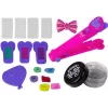 Zestaw do stylizacji włosów LEAN TOYS z prostownicą i kredkami do pasm + akcesoria do włosów