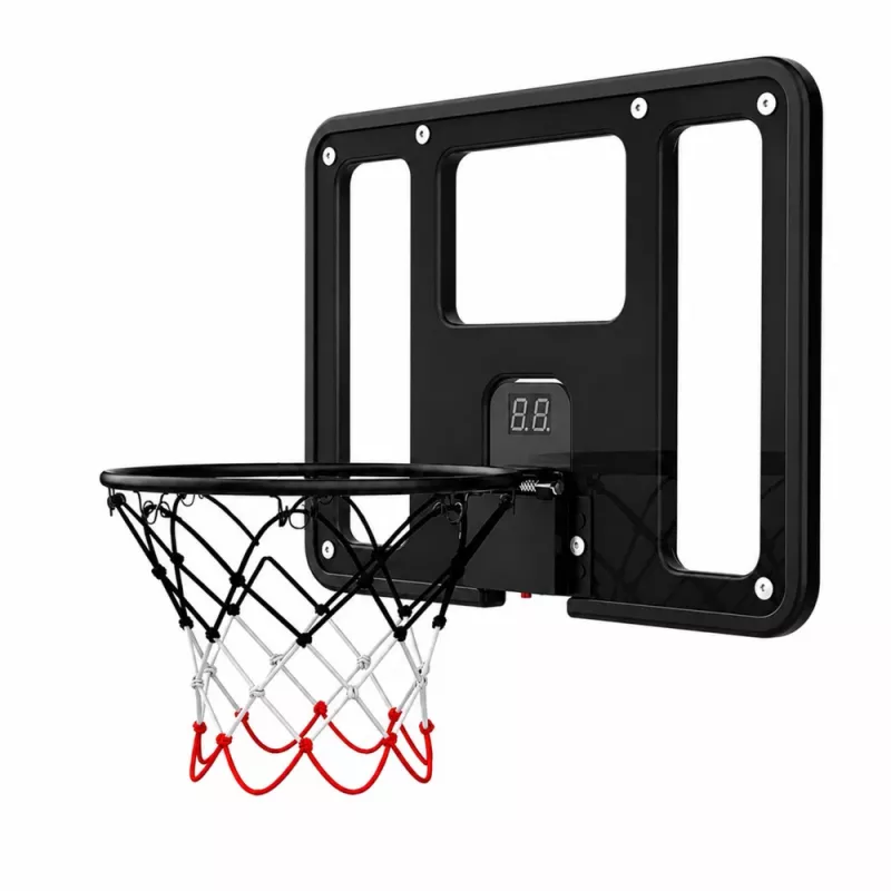 LEAN TOYS Hanging Basketball Hoop Backboard with Point Counter Lights Sounds