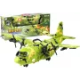 LEAN TOYS Duży wojskowy samolot 55 cm z akcesoriami