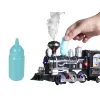 LEAN TOYS Huge Train z dźwiękiem, światłem i dymem 206,5 cm x 153,5 cm