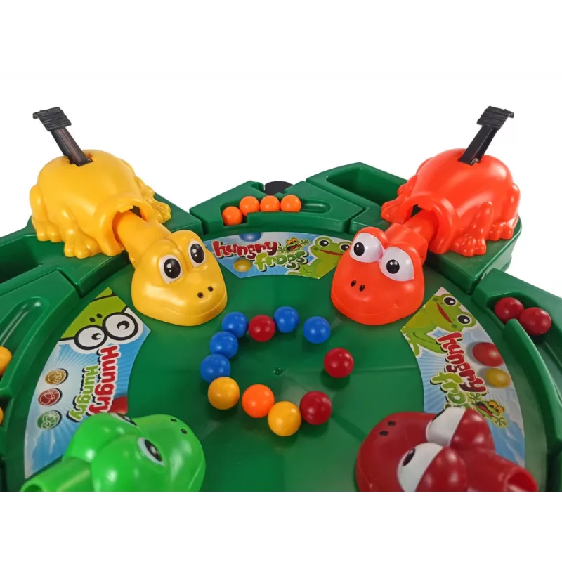 LEAN TOYS Hungry Frogs Arcade Game Leverage Balls