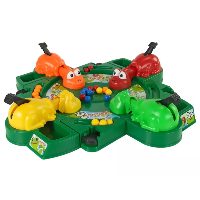 LEAN TOYS Hungry Frogs Arcade Game Leverage Balls