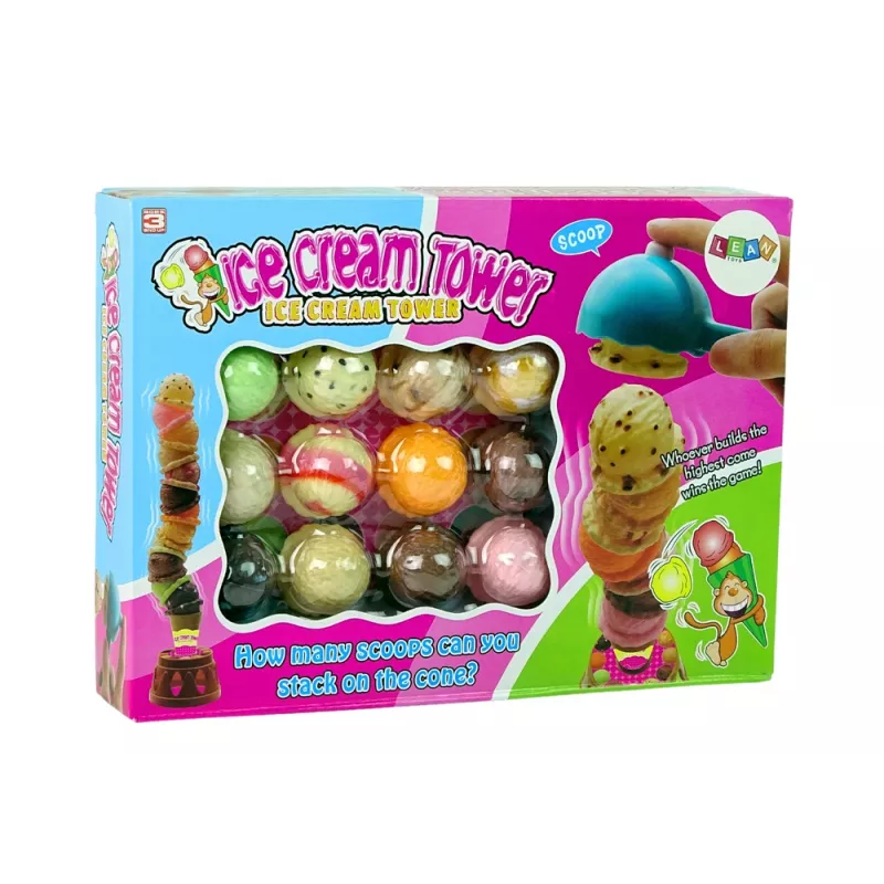 LEAN TOYS Ice Cream Tower Arcade Game dla całej rodziny