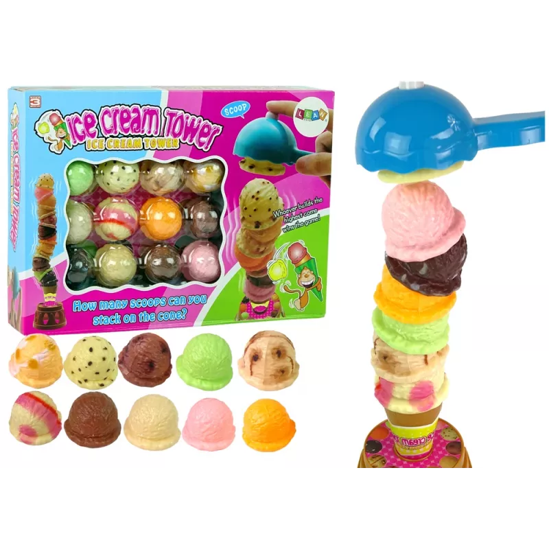 LEAN TOYS Ice Cream Tower Arcade Game dla całej rodziny