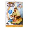 LEAN TOYS Indian Tipi Namiot Baza dla Dzieci + 60 Piłek 155 cm