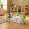 LEAN TOYS Nadmuchiwany Wałek do Raczkowania dla Maluchów Jednorożce 48 x 20 cm