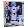 LEAN TOYS Inteligentny Robot Zdalnie Sterowany z Pilotem RC, Światłami i Dźwiękami