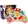 LEAN TOYS Interaktywny panel dla niemowląt Muzyka Zwierzęta Różowy