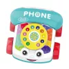 LEAN TOYS Interaktywna kolorowa zabawka telefoniczna do ciągnięcia na kółkach