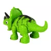 LEAN TOYS Interaktywny Dinozaur Triceratops Steam Woda Dźwięk Zielony
