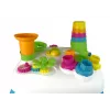 LEAN TOYS Interaktywny Stół Edukacyjny z Sortownikiem Kulek i Zjeżdżalnią Niebieski