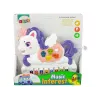 LEAN TOYS Interaktywne Pianino Jednorożec Dźwięki Zwierząt Melodie Biały