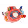 LEAN TOYS Interaktywna Różowa Kierownica Symulator Jazdy Wielofunkcyjna