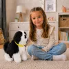 LEAN TOYS Interaktywny Pluszowy Pies Miękkie Futro Rasa Border Collie