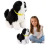 LEAN TOYS Interaktywny Pluszowy Pies Miękkie Futro Rasa Border Collie