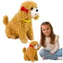 LEAN TOYS Interaktywny Pluszowy Pies Miękkie Futro Rasa Pudel