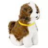 LEAN TOYS Interaktywny Pluszowy Pies Miękkie Futro Rasa Shih Tzu