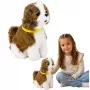 LEAN TOYS Interaktywny Pluszowy Pies Miękkie Futro Rasa Shih Tzu