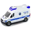 LEAN TOYS Interaktywny radiowóz policyjny z efektami świetlnymi i dźwiękowymi, otwieranymi drzwiami