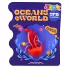 LEAN TOYS Jellyfish Rubber Figurine Stretchable Realistic Sea Animal 9 cm
