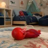 LEAN TOYS Jellyfish Rubber Figurine Stretchable Realistic Sea Animal 9 cm