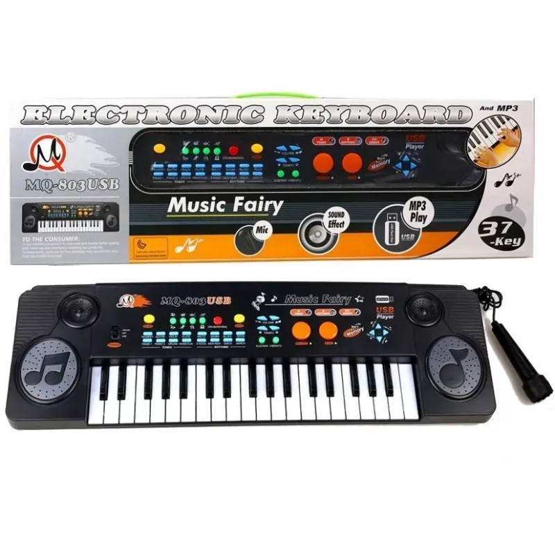 LEAN TOYS Keyboard With Microphone Multifunctional Educational Toy