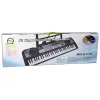 LEAN TOYS Keyboard z Mikrofonem Instrument Muzyczny dla Dzieci Czarny