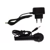 LEAN TOYS Keyboard z Mikrofonem Instrument Muzyczny dla Dzieci Czarny
