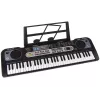 LEAN TOYS Keyboard z Mikrofonem Instrument Muzyczny dla Dzieci Czarny