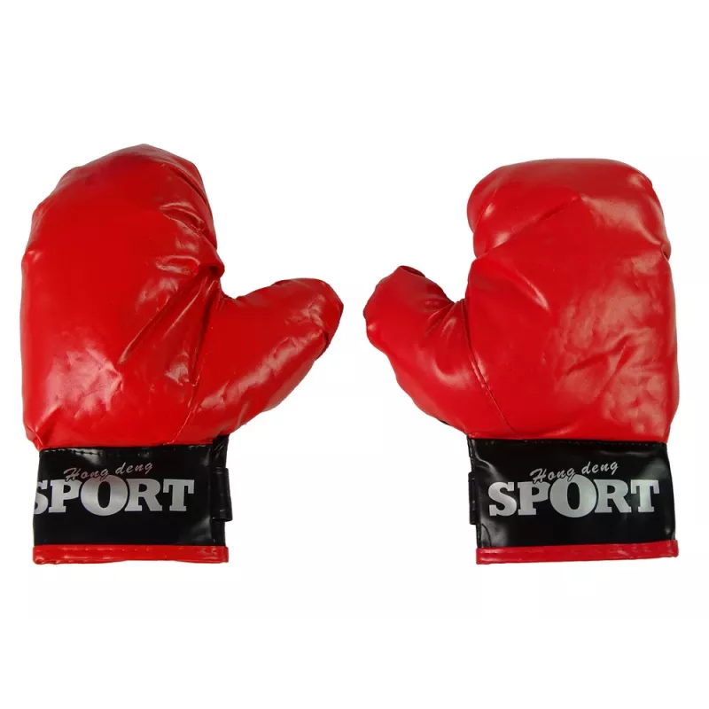 LEAN TOYS Zestaw bokserski dla dzieci Mega Boxing Set + Rękawice, worek bokserski 40 cm