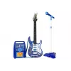 LEAN TOYS Zestaw muzyczny dla dzieci: gitara, wzmacniacz, mikrofon z wejściem MP3 - 3+ lat