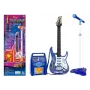 LEAN TOYS Zestaw muzyczny dla dzieci: gitara, wzmacniacz, mikrofon z wejściem MP3 - 3+ lat