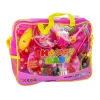 LEAN TOYS Zestaw Kuchenny 31 Elementów Torba Naczynia Talerze Dla Dzieci