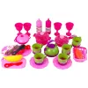 LEAN TOYS Zestaw Kuchenny 31 Elementów Torba Naczynia Talerze Dla Dzieci