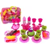 LEAN TOYS Zestaw Kuchenny 31 Elementów Torba Naczynia Talerze Dla Dzieci