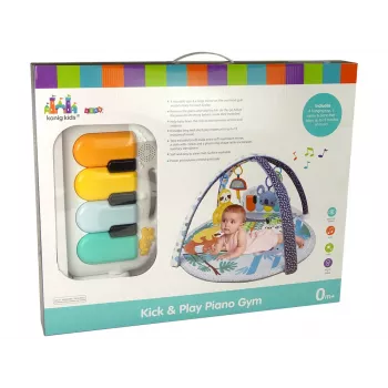 LEAN TOYS Koala Mata Edukacyjna Pianino Melodie Szelki