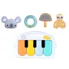 LEAN TOYS Koala Mata Edukacyjna Pianino Melodie Szelki