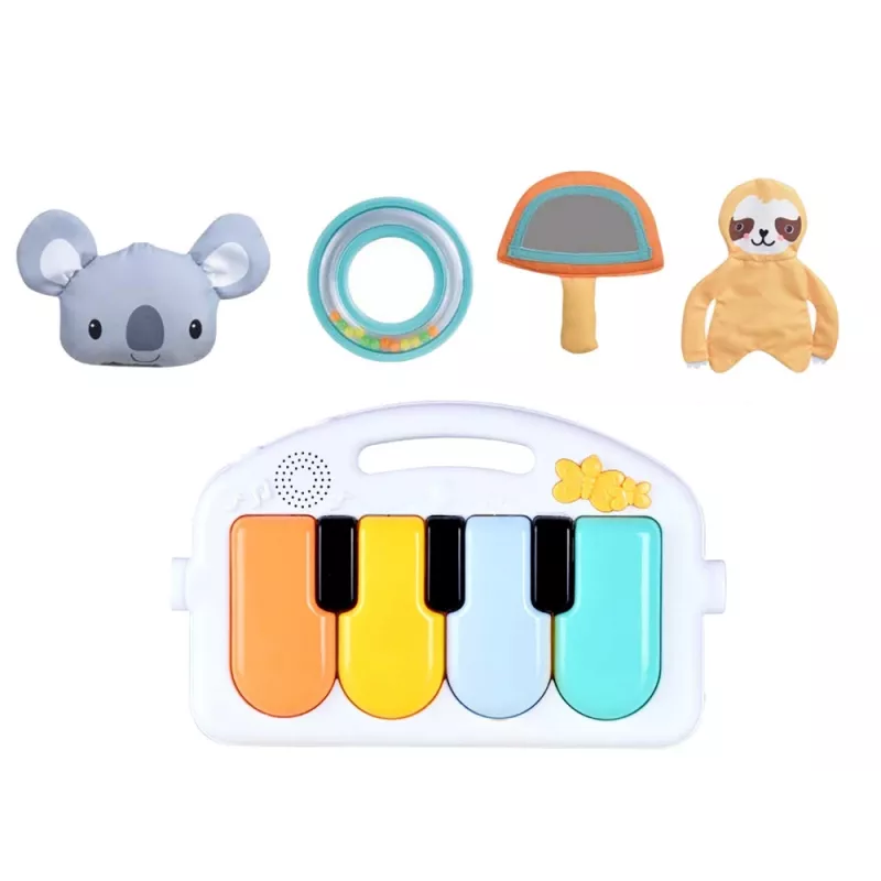 LEAN TOYS Koala Mata Edukacyjna Pianino Melodie Szelki