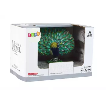 LEAN TOYS Duża figurka kolekcjonerska Królewskiego Pawia