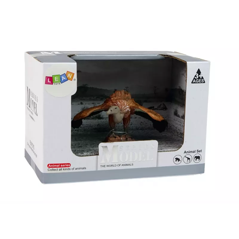 LEAN TOYS Duża figurka kolekcjonerska Sęp Zwierzęta Świata