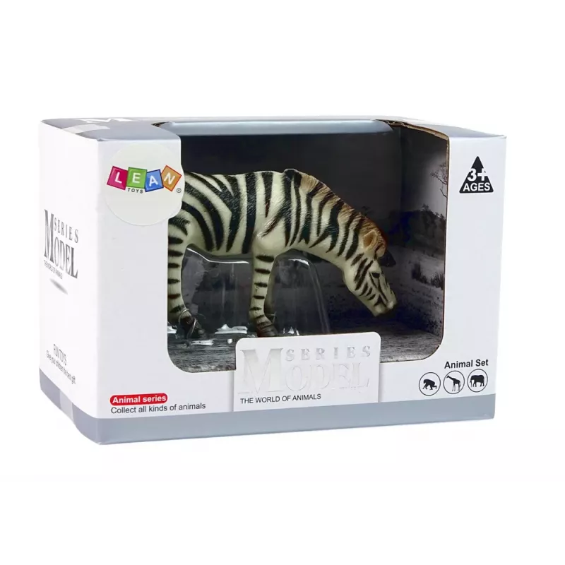 LEAN TOYS Duża figurka kolekcjonerska Zebra Animals of the World